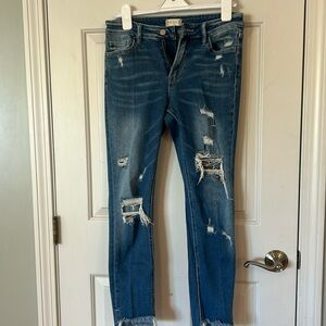 Altar’d State crop distressed jeans